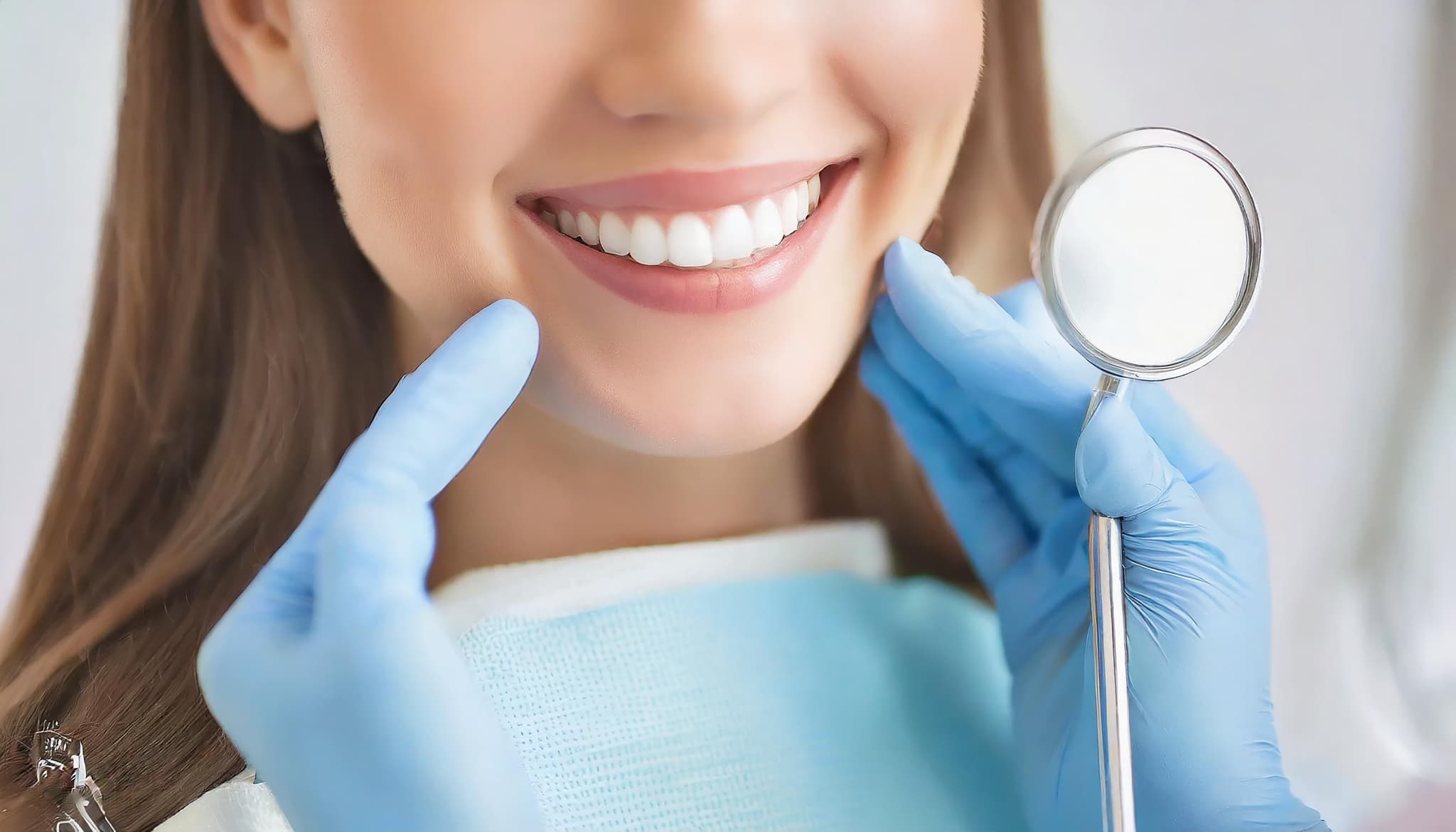 矯正で綺麗になった歯